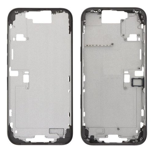 COVER CENTRALE A PER APPLE IPHONE 16 PRO MAX 6.9 NERO OEM (SENZA PULSANTE DELLA FOTOCAMERA + CAVO)