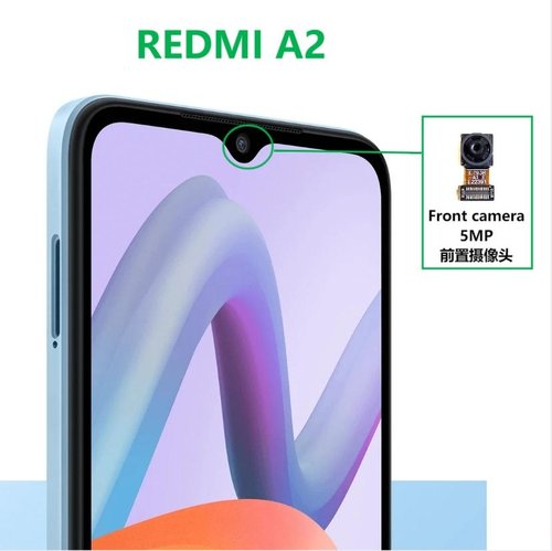 CAMERA ANTERIORE 5MP PER XIAOMI REDMI A2 (23028RN4DG 23026RN54G) ORIGINALE