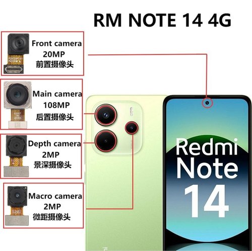 CAMERA PROFONDITA 2MP PER XIAOMI REDMI NOTE 14 4G (24117RN76G) ORIGINALE