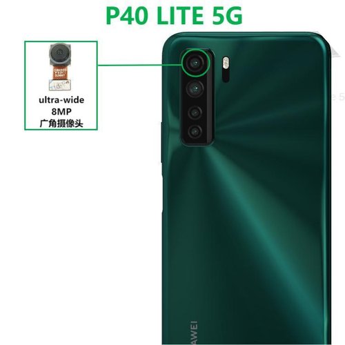 ANGOLO AMPIO CAMERA 8MP POSTERIORE PICCOLO PER HUAWEI P40 LITE 5G / NOVA 7 SE