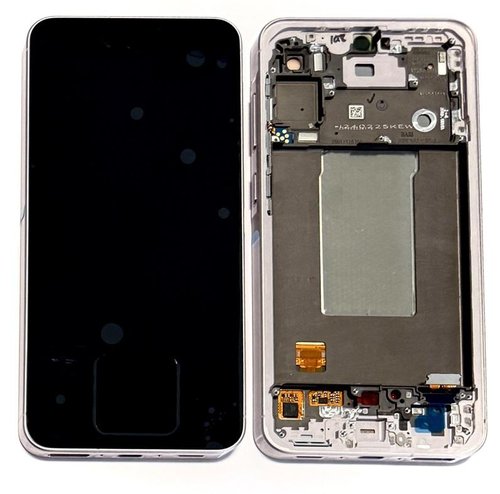 TOUCHSCREEN + DISPLAY AMOLED DISPLAY COMPLETO + FRAME PER SAMSUNG GALAXY A56 5G A566B ROSA ORIGINALE (SERVICE PACK)