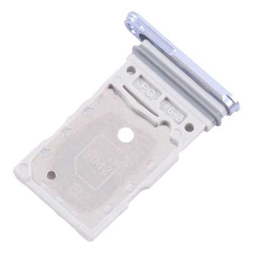 DUAL SIM TRAY PER SAMSUNG GALAXY S25 5G S931B / S25 PLUS / S25+ 5G S936B BLU GHIACCIO