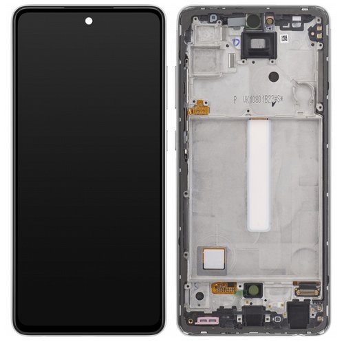 TOUCHSCREEN + DISPLAY LCD DISPLAY COMPLETO + FRAME PER SAMSUNG GALAXY A52 A525F / A52 5G A526B BIANCO OEM OLED