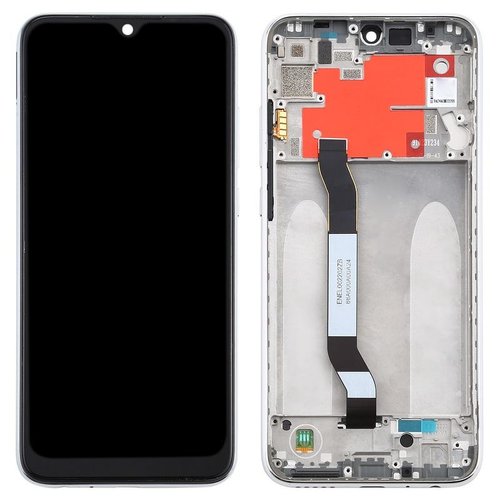 DISPLAY LCD + TOUCHSCREEN DISPLAY COMPLETO + FRAME PER XIAOMI REDMI NOTE 8T (M1908C3XG) BIANCO ORIGINALE