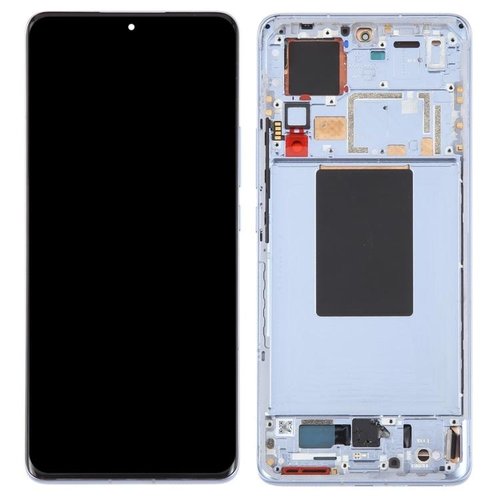 TOUCHSCREEN + DISPLAY OLED DISPLAY COMPLETO + FRAME PER XIAOMI 12 PRO (2201122C 2201122G) BLU ORIGINALE（SERVICE PACK）