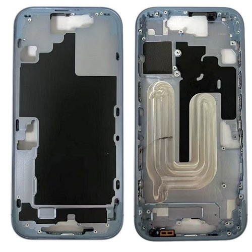 COVER CENTRALE A PER APPLE IPHONE 17 6.3 BLU ORIGINALE