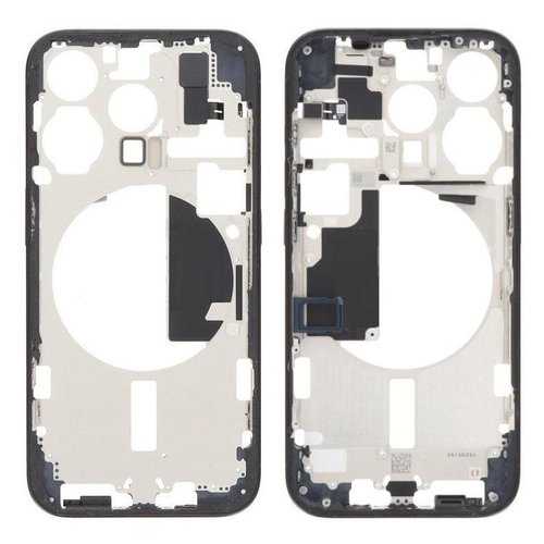 COVER CENTRALE A PER APPLE IPHONE 15 PRO 6.1 BLU MATERIALE ORIGINALE