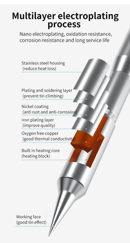 MAANT C210-018H K TESTA DEL SALDATORE PER T26 T210 STAZIONE DI SALDATURA MANIGLIA APPLICABILE