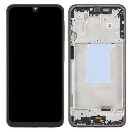 TOUCHSCREEN + DISPLAY AMOLED DISPLAY COMPLETO + FRAME PER SAMSUNG GALAXY A26 5G A266B NERO SCHERMO SERVICE PACK + FRAME (NON ORIGINALE)