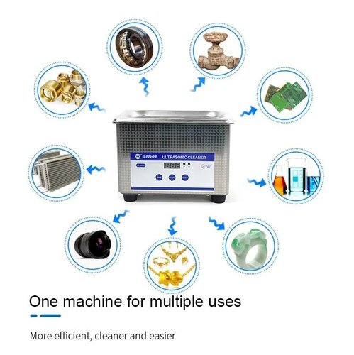 SUNSHINE SS-6508T PULITRICE AD ULTRASONI IN ACCIAIO INOX DA 800ML PER USO INDUSTRIALE