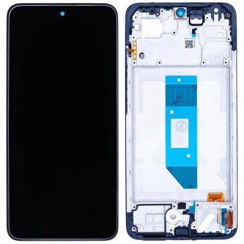 TOUCHSCREEN + DISPLAY AMOLED DISPLAY COMPLETO + FRAME PER XIAOMI REDMI NOTE 14 4G (24117RN76E) NERO ORIGINALE (SERVICE PACK) (MISURA 163MM)