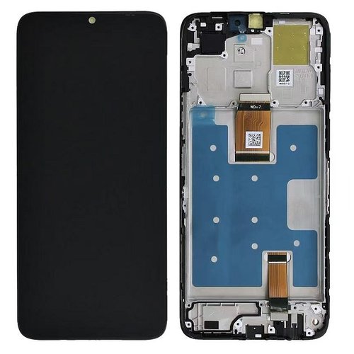 DISPLAY LCD + TOUCHSCREEN DISPLAY COMPLETO + FRAME PER HONOR X5C PLUS NERO ORIGINALE