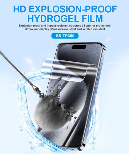 SUNSHINE SS-TP350 PELLICOLA IDROGEL ANTIDEFLAGRANTE AD ALTA DEFINIZIONE 50PCS 7.0 INCH UNIVERSALE PER SUNSHINE SS-890C INTELLIGENT CUTTING MACCHINA