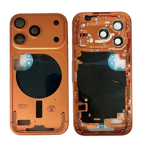 COVER CENTRALE A PER APPLE IPHONE 17 PRO 6.3 ARANCIA ORIGINALE