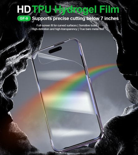 RELIFE GF-9 PELLICOLA IDROGEL TPU HD 50PCS (HD 0.1MM) 7.0 INCH UNIVERSALE PER SUNSHINE SS-890C / Y22 ULTRA INTELLIGENT CUTTING MACCHINA