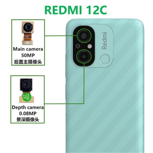 CAMERA POSTERIORE 50MP PER XIAOMI REDMI 12C (22120RN86G)