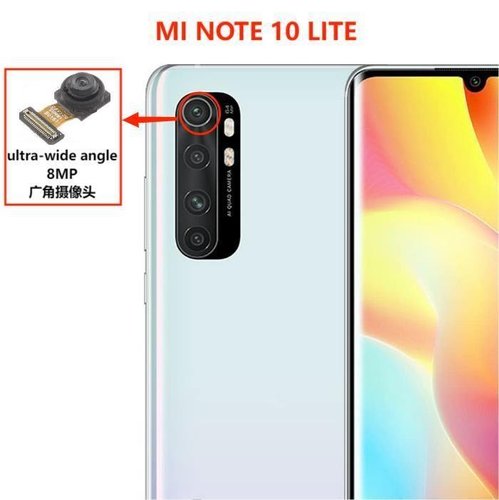 ANGOLO AMPIO CAMERA POSTERIORE PICCOLO 8MP PER XIAOMI MI NOTE 10 LITE