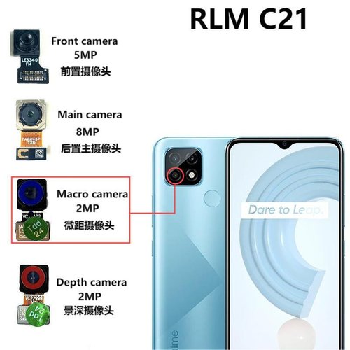 CAMERA MACRO 2MP PER REALME C21 (RMX3201) ORIGINALE