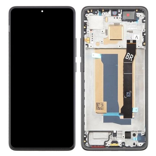 TOUCHSCREEN + DISPLAY AMOLED DISPLAY COMPLETO + FRAME PER XIAOMI POCO X7 PRO 5G (2412DPC0AG) NERO ORIGINALE (SERVICE PACK)