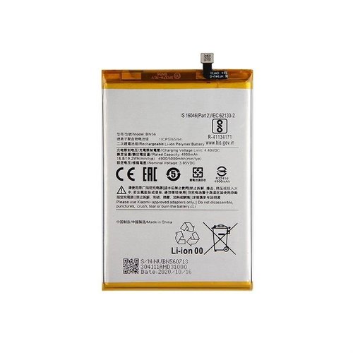 BATTERIA ORIGINALE BN56 PER XIAOMI REDMI 9C / REDMI 9A / POCO M2 PRO / REDMI A1 (220733SI) / REDMI A1+ (220733SFG)