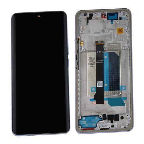 TOUCHSCREEN + DISPLAY AMOLED DISPLAY COMPLETO + FRAME PER XIAOMI REDMI NOTE 14 PRO+ 5G (24115RA8EG) VIOLA ORIGINALE (SERVICE PACK)
