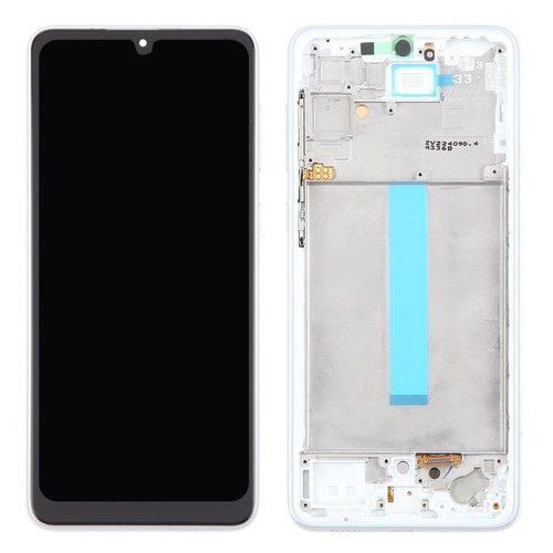 DISPLAY LCD + TOUCHSCREEN DISPLAY COMPLETO + FRAME PER SAMSUNG GALAXY A33 5G A336B BIANCO OEM OLED