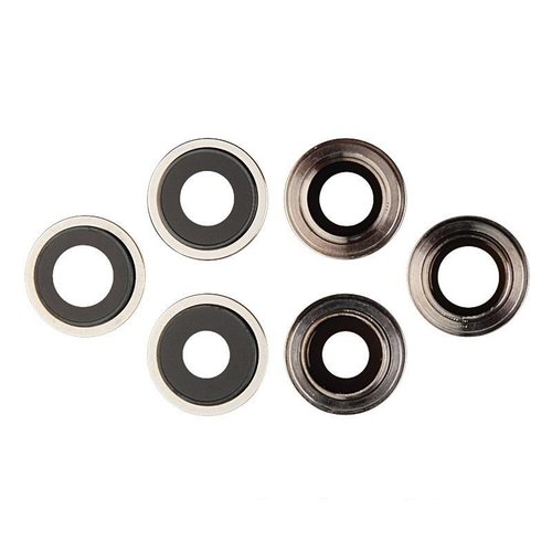 SET 3 PEZZI VETRO E SUPPORTO CAMERA PER APPLE IPHONE 12 PRO 6.1 BIANCO