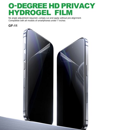 RELIFE GF-11 PELLICOLA IDROGEL ANTI PEEP HD SENZA ANGOLO NECESSARIO 50PCS 7.0 inch UNIVERSALE PER SUNSHINE SS-890C / Y22 ULTRA INTELLIGENT CUTTING MACCHINA