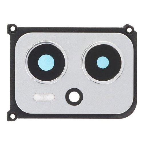 SUPPORTO CAMERA PER XIAOMI POCO X4 GT 5G (22041216G) ARGENTO