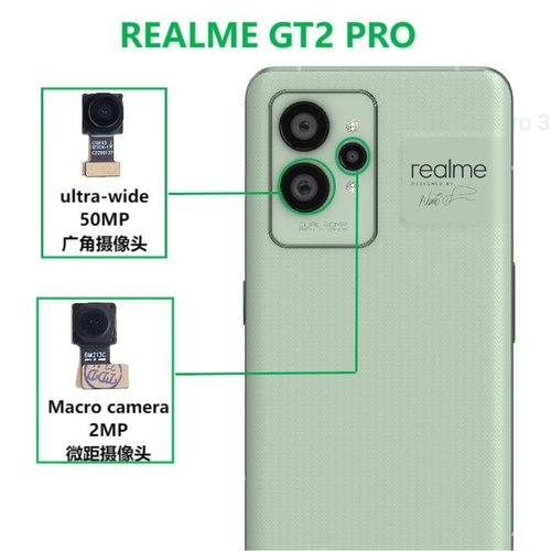 CAMERA MACRO 2MP PER REALME GT2 PRO (RMX3301 RMX3300) ORIGINALE