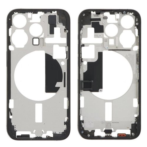 COVER CENTRALE A PER APPLE IPHONE 15 PRO 6.1 NERO OEM
