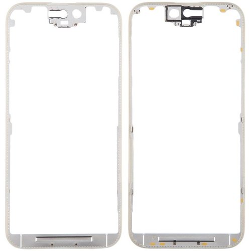SOSTITUZIONE DELLA STAFFA DELLA CORNICE ANTERIORE LCD PER APPLE IPHONE 15 PRO 6.1 BIANCO