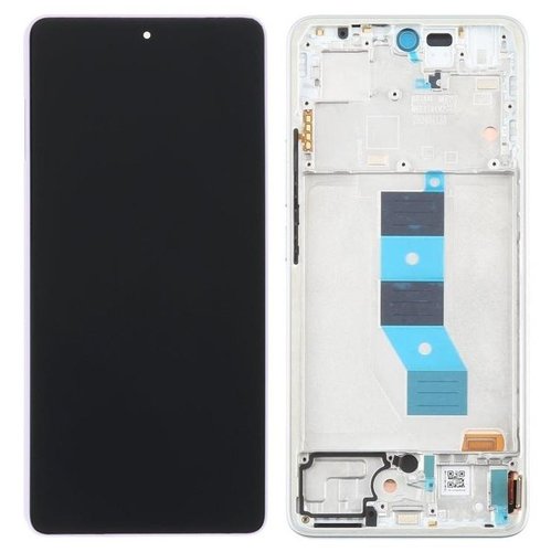 TOUCHSCREEN + DISPLAY AMOLED DISPLAY COMPLETO + FRAME PER XIAOMI REDMI NOTE 14 5G (24094RAD4G) VIOLA ORIGINALE (SERVICE PACK)