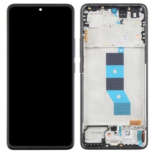 TOUCHSCREEN + DISPLAY AMOLED DISPLAY COMPLETO + FRAME PER XIAOMI REDMI NOTE 14 5G (24094RAD4G) NERO ORIGINALE (SERVICE PACK)