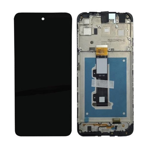 DISPLAY LCD + TOUCHSCREEN DISPLAY COMPLETO + FRAME PER MOTOROLA MOTO E32 (XT2227) NERO ORIGINALE (SERVICE PACK 5D68C20684)