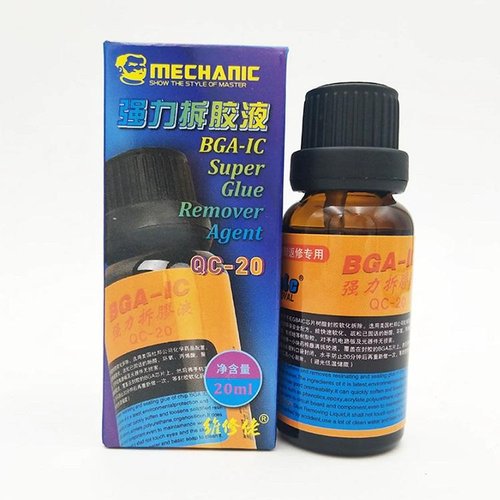 MECHANIC BGA-IC QC-20 SUPER COLLA REMOVER AGENTE 20ml