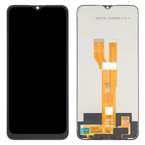 DISPLAY LCD + TOUCHSCREEN DISPLAY COMPLETO SENZA FRAME PER REALME C20 (RMX3063 RMX3061) / REALME C21 (RMX3201) NERO ORIGINALE