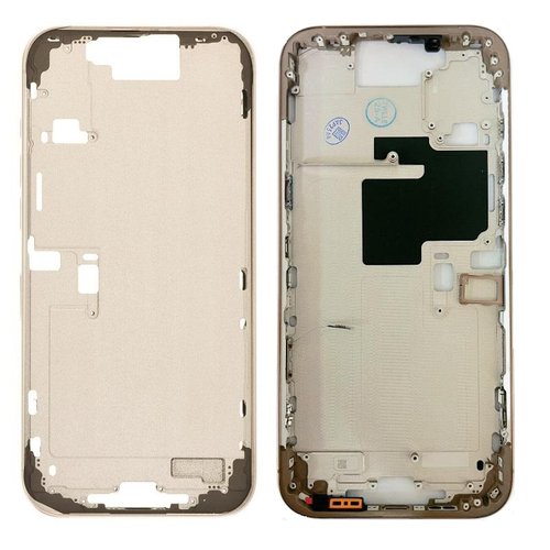 COVER CENTRALE A PER APPLE IPHONE 16 PRO MAX 6.9 ORO MATERIALE ORIGINALE