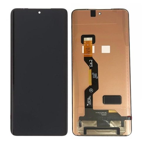 DISPLAY LCD + TOUCHSCREEN DISPLAY COMPLETO SENZA FRAME PER MOTOROLA EDGE 60 PRO (XT2507-1) NERO ORIGINALE