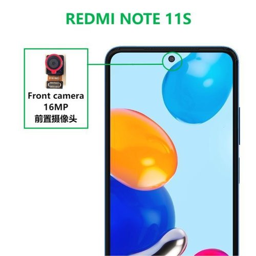 CAMERA ANTERIORE 16MP PER XIAOMI REDMI NOTE 11S (2201117SG 2201117SI) / POCO M4 PRO 4G (MZB0B5VIN 2201117PI 2201117PG)