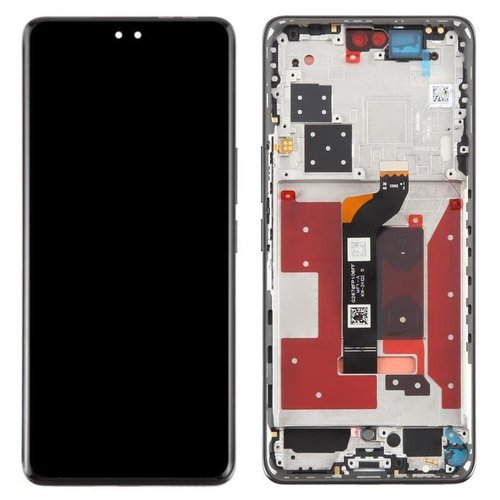 TOUCHSCREEN + DISPLAY OLED DISPLAY COMPLETO + FRAME PER HONOR 200 PRO 5G (ELP-AN00 ELP-NX9) NERO ORIGINALE