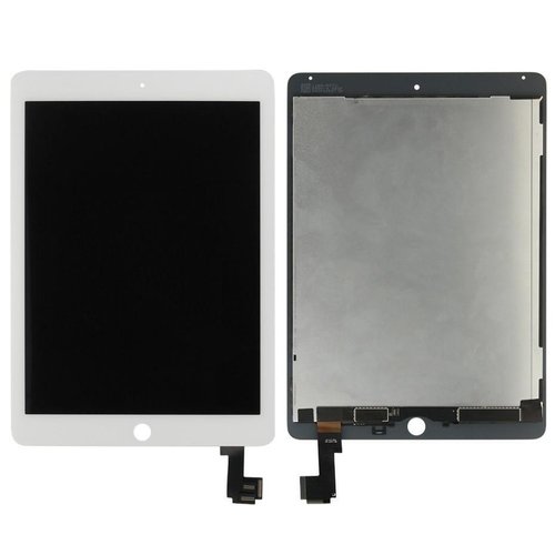 (Prenotazione) DISPLAY LCD + TOUCHSCREEN DISPLAY COMPLETO SENZA FRAME PER APPLE IPAD6 IPAD 6 IPAD AIR2 IPAD AIR 2 BIANCO (CON COLLA)