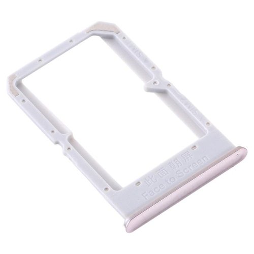 DUAL SIM TRAY PER OPPO RENO4 Z 5G / RENO 4Z 5G (CPH2065) BIANCO / ORO