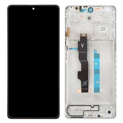 TOUCHSCREEN + DISPLAY AMOLED DISPLAY COMPLETO + FRAME PER XIAOMI REDMI NOTE 13 5G (2312DRAABG 2312DRAABI) BIANCO ORIGINALE (SERVICE PACK)