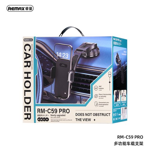 REMAX RM-C59 PRO SUPPORTO PER AUTO MULTIFUNZIONALE NERO