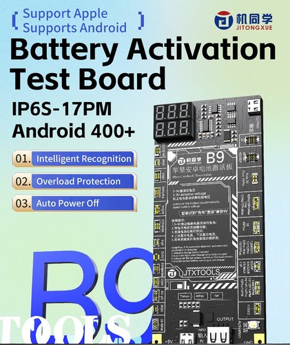 JTX TOOLS B9 PIATTAFORMA PER ATTIVAZIONE BATTERIA IPHONE 6-17 PRO MAX / SAMSUNG / HUAWEI / OPPO / VIVO / XIAOMI