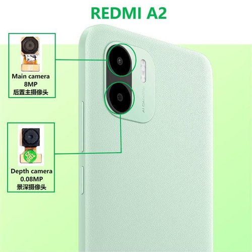 CAMERA POSTERIORE 8MP PER XIAOMI REDMI A2 (23028RN4DG 23026RN54G) ORIGINALE