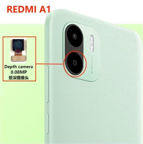 CAMERA PROFONDITA 0.08MP PER XIAOMI REDMI A1 (220733SI) / REDMI A1+ (220733SFG) ORIGINALE