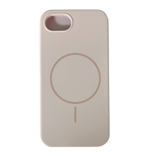 CUSTODIA CELLULARE DI SILICONE LIQUIDO + MAGNETICO PER APPLE IPHONE 16E ROSA