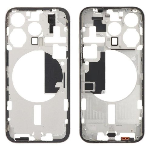 COVER CENTRALE A PER APPLE IPHONE 15 PRO 6.1 BIANCO MATERIALE ORIGINALE